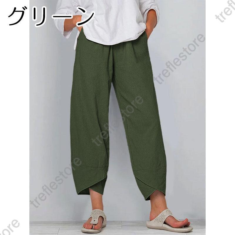 ルームウェア レディース 夏 部屋着 ハーフパンツ 九分丈 ガウチョパンツ パジャマ ゆったり 薄手 レディース ナイトウェア カジュアル | ブランド登録なし | 09