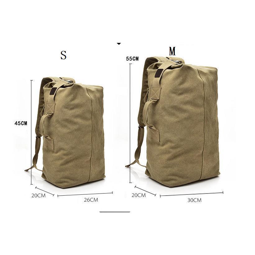 ダッフルバッグ 帆布 キャンバス バッグ リュックサック ボストンバッグ 2way 登山 防災 大容量 サイクリング 旅行 アウトドア 男女兼用バッグ | ブランド登録なし | 13