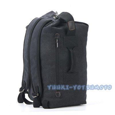 ダッフルバッグ 帆布 キャンバス バッグ リュックサック ボストンバッグ 2way 登山 防災 大容量 サイクリング 旅行 アウトドア 男女兼用バッグ | ブランド登録なし | 02