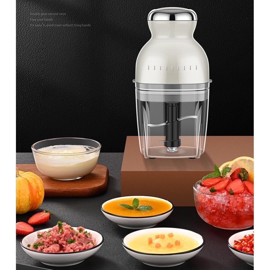 販売フードプロセッサー 電動 ミキサー 小型 粉末機 家庭用 ブレンダー 離乳食 大根おろし器 肉切り機 コンパクト みじん切り ひき肉機 | ブランド登録なし | 05