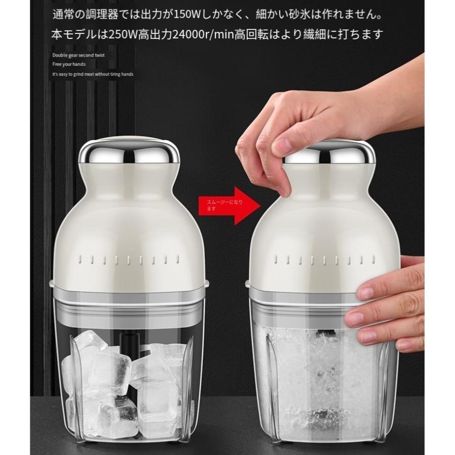 販売フードプロセッサー 電動 ミキサー 小型 粉末機 家庭用 ブレンダー 離乳食 大根おろし器 肉切り機 コンパクト みじん切り ひき肉機 | ブランド登録なし | 07