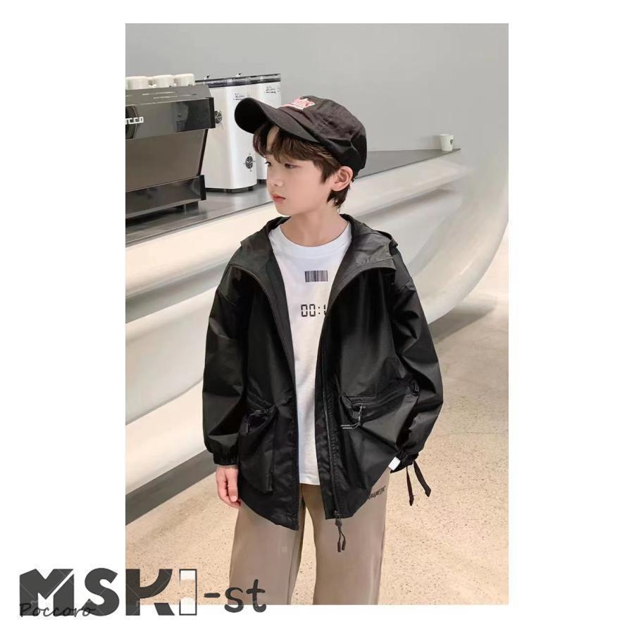 コート アウター キッズ 男の子 マウンテンパーカー ジャケット 子供服 フード付き ブルゾン 撥水 春 秋 ゆったり 薄手 防水 防風 ジャンパー |  | 11