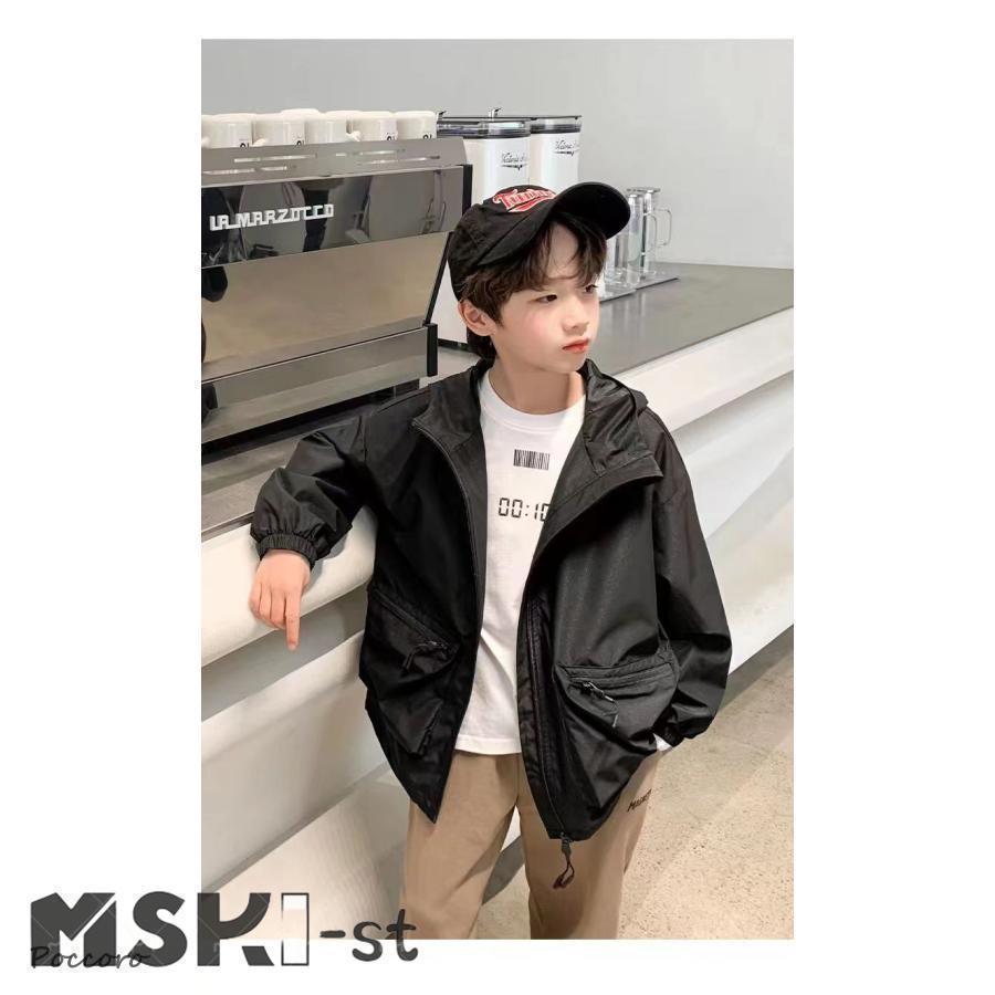 コート アウター キッズ 男の子 マウンテンパーカー ジャケット 子供服 フード付き ブルゾン 撥水 春 秋 ゆったり 薄手 防水 防風 ジャンパー |  | 12