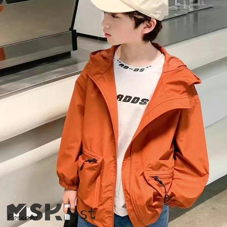 コート アウター キッズ 男の子 マウンテンパーカー ジャケット 子供服 フード付き ブルゾン 撥水 春 秋 ゆったり 薄手 防水 防風 ジャンパー |  | 03