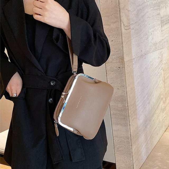 がま口バッグショルダーバッグレディース2wayスマホポシェットポーチミニハンドバッグお出かけレトロ大人可愛いPU | ブランド登録なし | 10