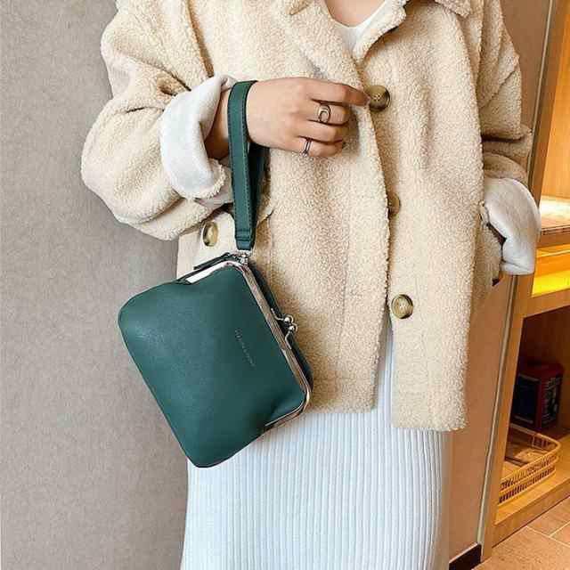 がま口バッグショルダーバッグレディース2wayスマホポシェットポーチミニハンドバッグお出かけレトロ大人可愛いPU | ブランド登録なし | 11