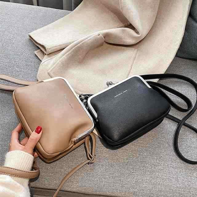 がま口バッグショルダーバッグレディース2wayスマホポシェットポーチミニハンドバッグお出かけレトロ大人可愛いPU | ブランド登録なし | 17