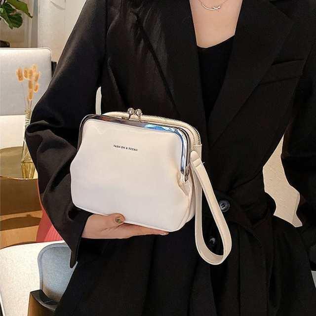 がま口バッグショルダーバッグレディース2wayスマホポシェットポーチミニハンドバッグお出かけレトロ大人可愛いPU | ブランド登録なし | 06