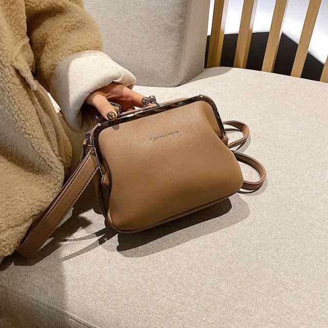 がま口バッグショルダーバッグレディース2wayスマホポシェットポーチミニハンドバッグお出かけレトロ大人可愛いPU | ブランド登録なし | 08