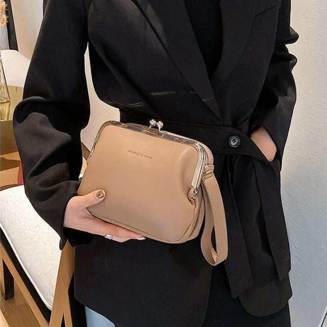 がま口バッグショルダーバッグレディース2wayスマホポシェットポーチミニハンドバッグお出かけレトロ大人可愛いPU | ブランド登録なし | 09