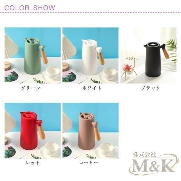 魔法瓶 ポット テーブルポット 1リットル 1L リビングポット 卓上ポット 保温ポット 保冷ポット 温度測定 温度表示 真空構造 | ブランド登録なし | 07