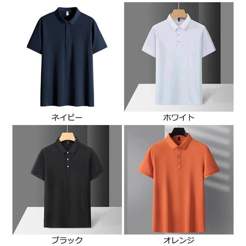 半袖 半袖 接触冷感 クールビズ ゴルフウェア メンズ ポロシャツ 新作メンズ 半袖ポロシャツ 春夏秋 スポーツ ボタンダウンポロシャ | ブランド登録なし | 07