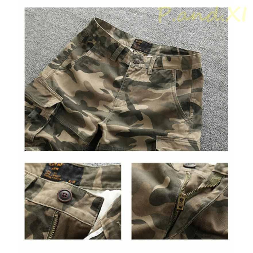カーゴパンツ カーゴ ショーツ 迷彩パンツ ハーフパンツ メンズ ひざ上 アウトドア ミリタリー カーゴショーツ 軍パン 大きいサイズ 迷彩 | ブランド登録なし | 14