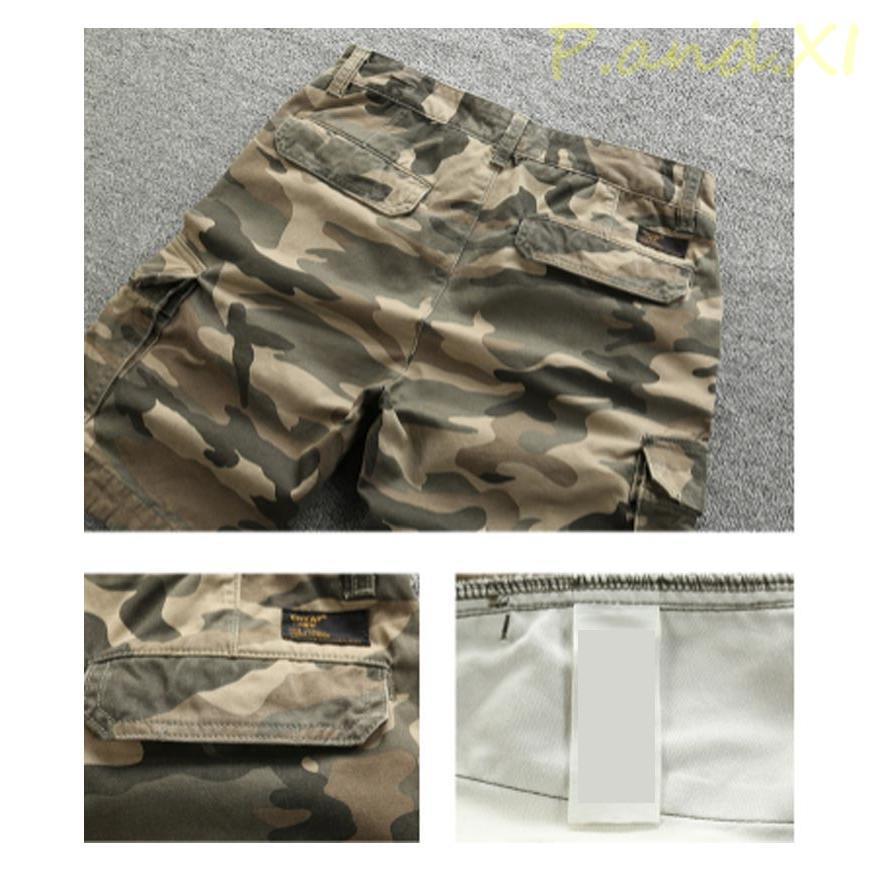 カーゴパンツ カーゴ ショーツ 迷彩パンツ ハーフパンツ メンズ ひざ上 アウトドア ミリタリー カーゴショーツ 軍パン 大きいサイズ 迷彩 | ブランド登録なし | 15