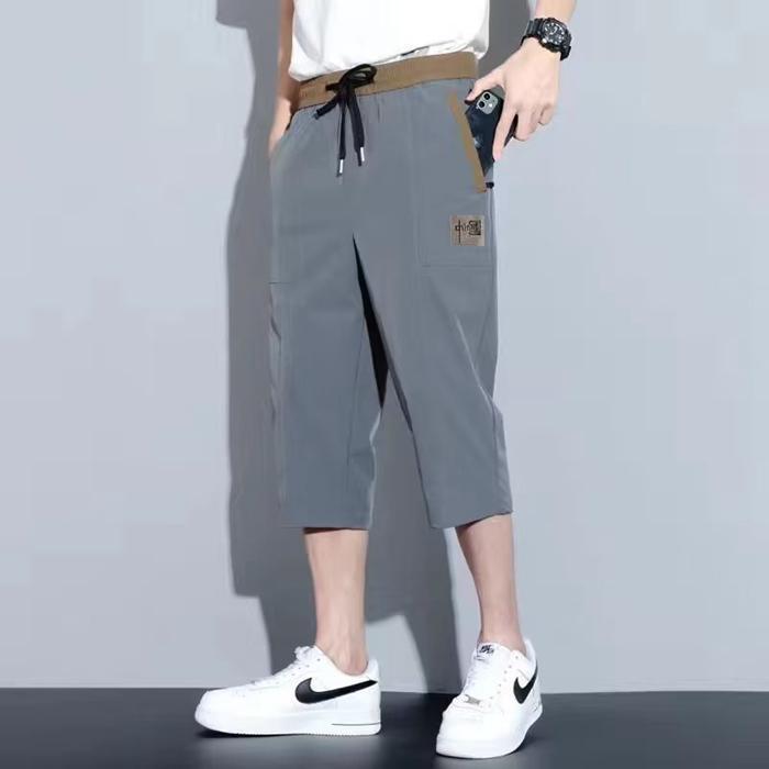 カーゴパンツ 7分丈パンツ メンズ ハーフパンツ 膝下 ドライ 速乾 UV 接触冷感 アウトドア イージーパンツ ブランド 七分丈 大きいサイズ | ブランド登録なし | 01