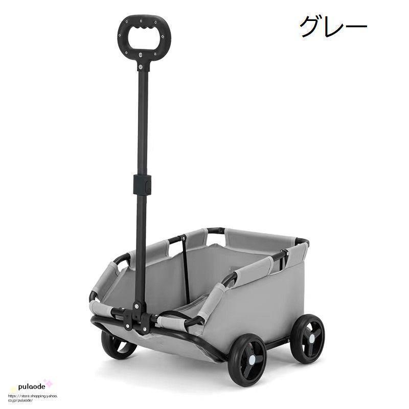 ペットカート ペットキャリー キャリーカート 犬用 猫 折りたたみ 360度回転 コンパクト 4輪 ポケット付き ペット用品 ドッグカート 折り畳み | ブランド登録なし | 12