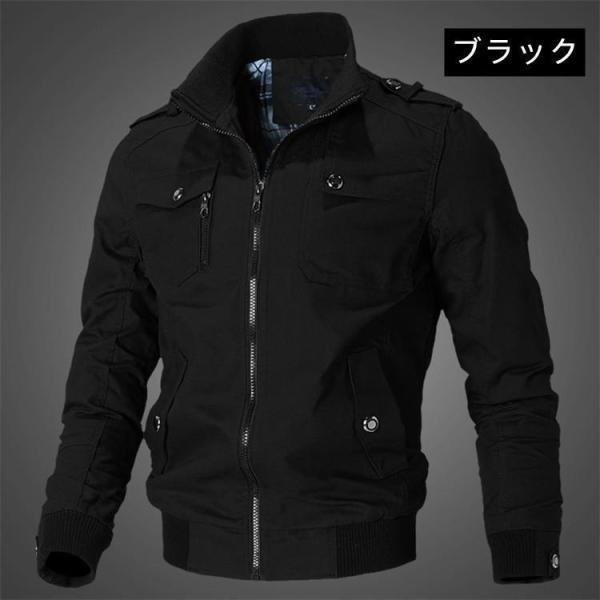 バイクウェア ジャケット メンズ ミリタリージャケット ブルゾン 防風 ウィンドブレーカー マウンテンパーカー バイクジャケット 春秋 新作 | ブランド登録なし | 08