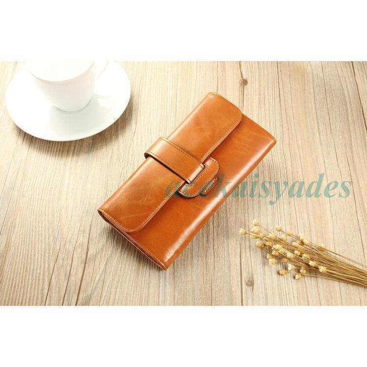新入荷 牛革　　長財布 レディース 小銭入れ　カード入れ　サイフ　wallet コンパクト　安い レザーサイフ　　大容量　可愛い | ブランド登録なし | 03
