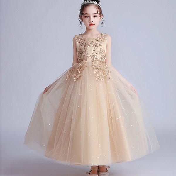 子供ドレス結婚式 ワンピース 子供ドレス ピアノ発表会 ロング 白 子供用ドレス 発表会 | ブランド登録なし | 09