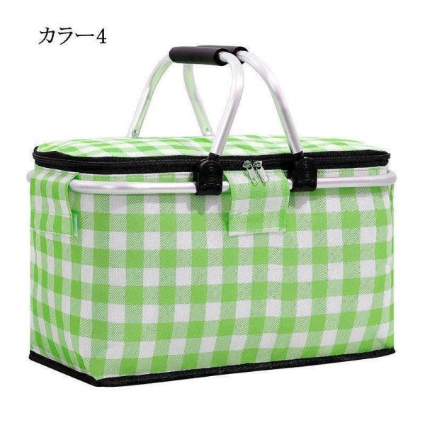 保冷バッグ保冷バスケットピクニック保冷保温レジカゴバッグエコバッグ大容量折りたたみクーラーバッグかごバッグ運動会レジャーアウトドア | ブランド登録なし | 04