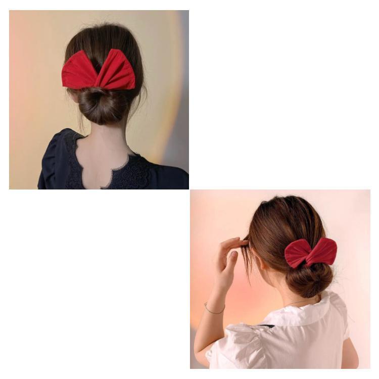 お団子ヘア メーカー おだんご ヘアアレンジ 髪飾り お団子グッズ バレエ 髪留め ドーナツ まとめ髪 ヘアセット リボン 花 | ブランド登録なし | 10