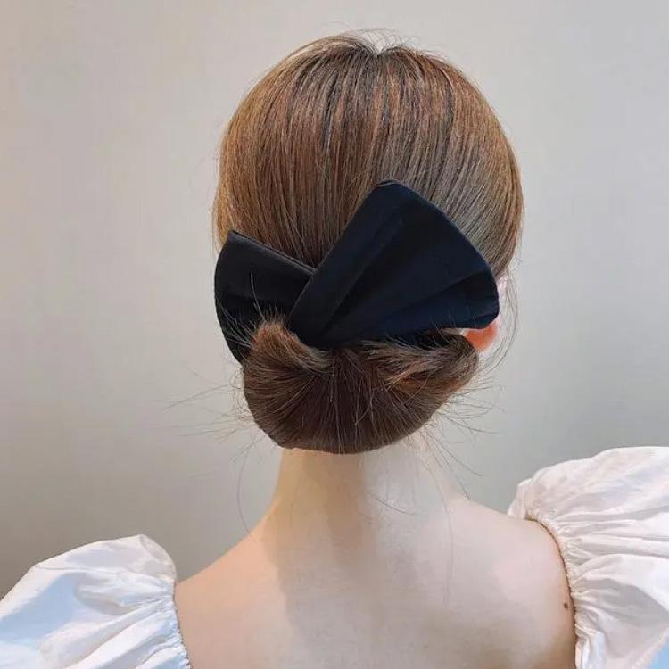 お団子ヘア メーカー おだんご ヘアアレンジ 髪飾り お団子グッズ バレエ 髪留め ドーナツ まとめ髪 ヘアセット リボン 花 | ブランド登録なし | 03