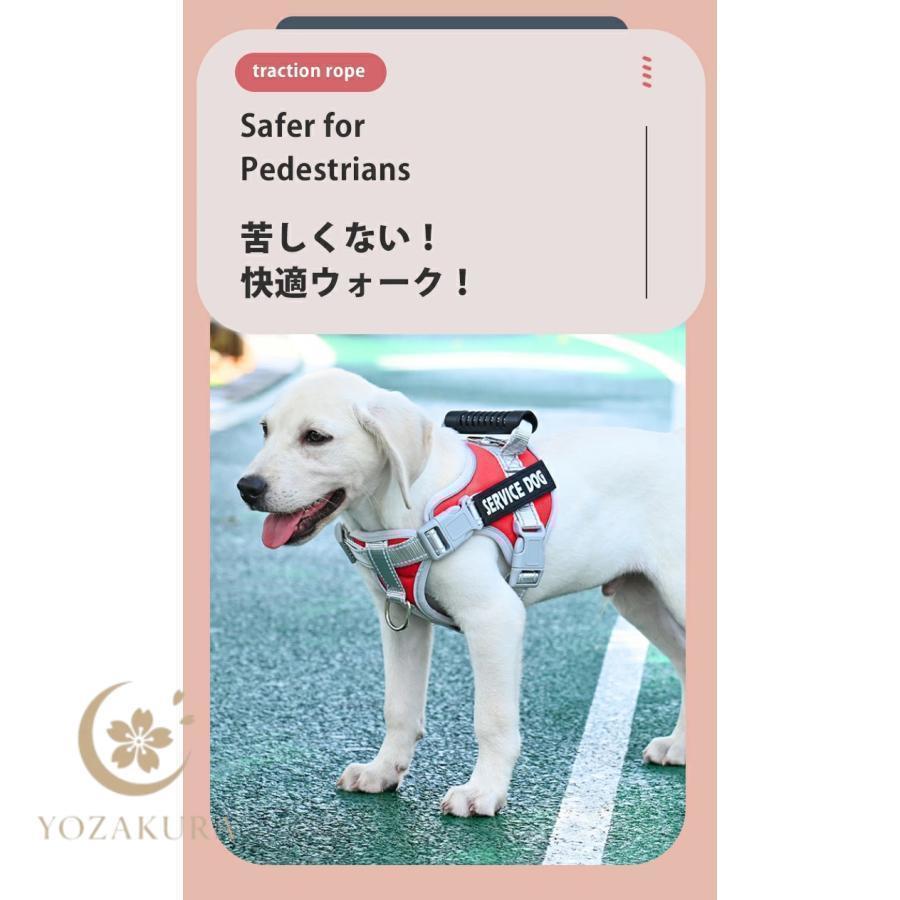 犬 ハーネス 名前 胴輪 名入れ おしゃれ 小型犬 中型犬 大型犬 簡単装着 ハンドル付き 頑丈 抜けない 脱げない ペット用ハーネス ネーム 柔らかい | ブランド登録なし | 01