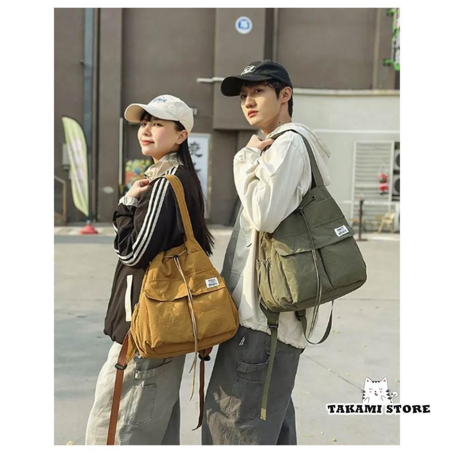2way リュック ショルダーバッグ レディース メンズ トートバッグ 巾着 ショルダー 肩掛け バッグ ナイロン 巾着バッグ A4 大容量 肩掛けバ | ブランド登録なし | 13