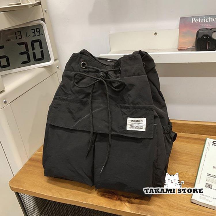 2way リュック ショルダーバッグ レディース メンズ トートバッグ 巾着 ショルダー 肩掛け バッグ ナイロン 巾着バッグ A4 大容量 肩掛けバ | ブランド登録なし | 02