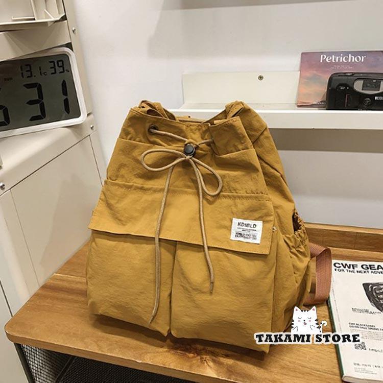 2way リュック ショルダーバッグ レディース メンズ トートバッグ 巾着 ショルダー 肩掛け バッグ ナイロン 巾着バッグ A4 大容量 肩掛けバ | ブランド登録なし | 04