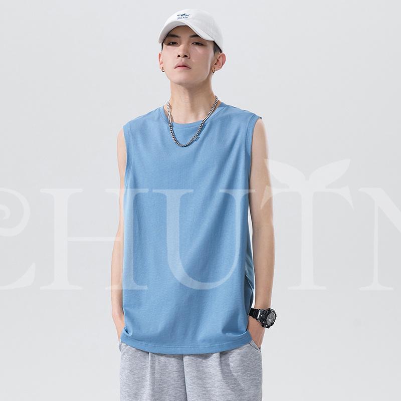 夏 タンク メンズ ラッシュガード スポーツ ジム ノースリーブ フレンチスリーブ ス シンプルTシャツ 丸首 ゆったり カジュアル おしゃれ | ブランド登録なし | 11