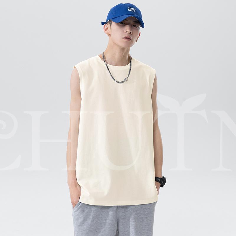 夏 タンク メンズ ラッシュガード スポーツ ジム ノースリーブ フレンチスリーブ ス シンプルTシャツ 丸首 ゆったり カジュアル おしゃれ | ブランド登録なし | 12