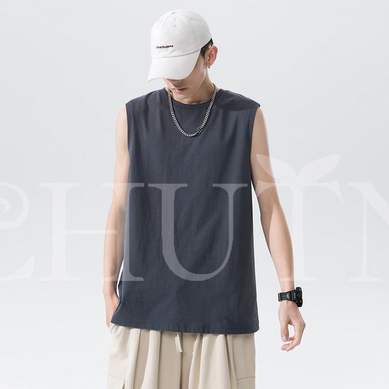 夏 タンク メンズ ラッシュガード スポーツ ジム ノースリーブ フレンチスリーブ ス シンプルTシャツ 丸首 ゆったり カジュアル おしゃれ | ブランド登録なし | 13