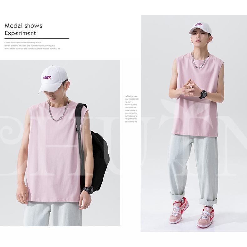 夏 タンク メンズ ラッシュガード スポーツ ジム ノースリーブ フレンチスリーブ ス シンプルTシャツ 丸首 ゆったり カジュアル おしゃれ | ブランド登録なし | 18