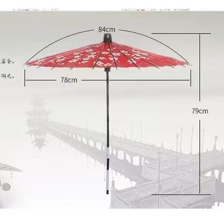 和傘 踊り傘 日傘 直径 84cm 長さ 80cm コスプレ アイテム 桜 イベント ディスプレイ 撮影 無地 継柄 舞踊傘 絹舞傘 使いやすい 便利 快適 人気 | ブランド登録なし | 13