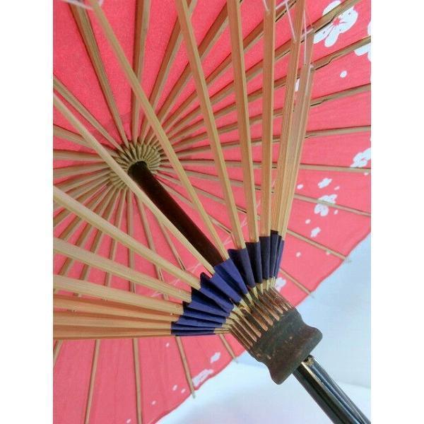 和傘 踊り傘 日傘 直径 84cm 長さ 80cm コスプレ アイテム 桜 イベント ディスプレイ 撮影 無地 継柄 舞踊傘 絹舞傘 使いやすい 便利 快適 人気 | ブランド登録なし | 14