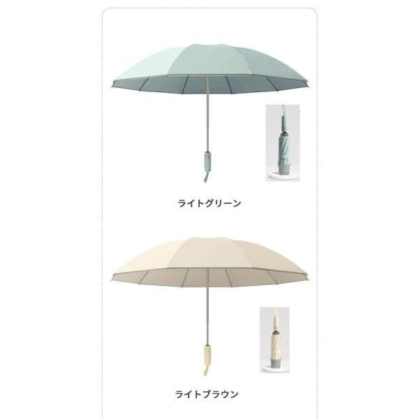 逆さ傘 折りたたみ傘 折り畳み傘 ワンタッチ 自動開閉 10本骨 逆折り 雨傘 日傘 濡れない 晴雨傘 大きいめサイズ 耐強風 軽量 遮熱 コンパクト | ブランド登録なし | 15