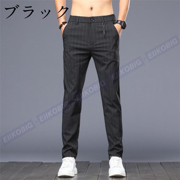 ゴルフウェア ゴルフパンツ メンズ ストレッチ ゴルフウェア チノパン ビジネス対応 スラックス 細身 美脚 接触冷感 ウェア ゴルフ用品 スポーツ | ブランド登録なし | 01