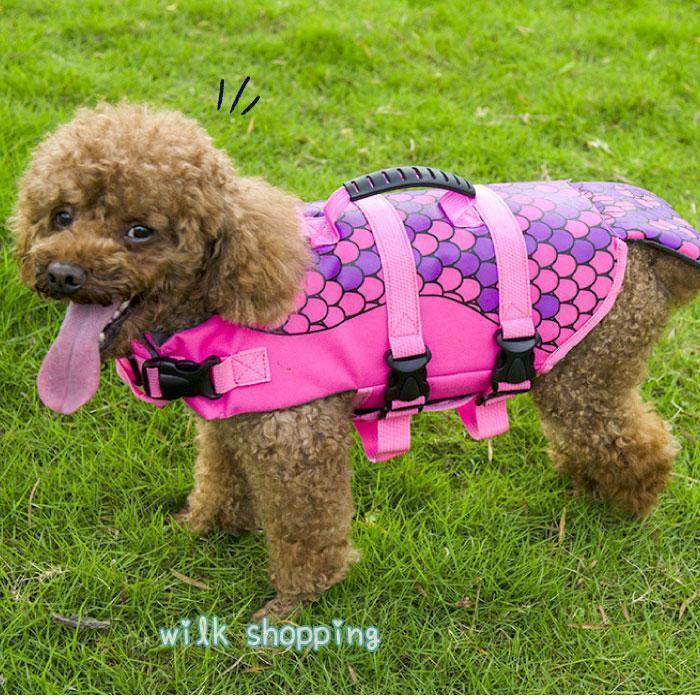 犬 ライフジャケット 犬用 ドッグ ペット 安全 安心 小型犬 小型犬 中型犬 大型犬 XS S M L XL 水遊び プール 海 川遊び 救命胴衣 | ブランド登録なし | 18
