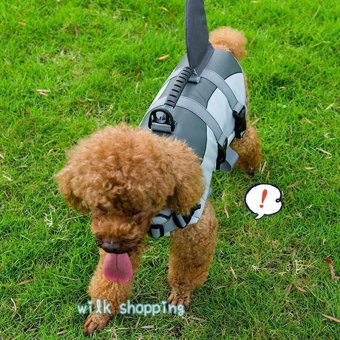 犬 ライフジャケット 犬用 ドッグ ペット 安全 安心 小型犬 小型犬 中型犬 大型犬 XS S M L XL 水遊び プール 海 川遊び 救命胴衣 | ブランド登録なし | 19