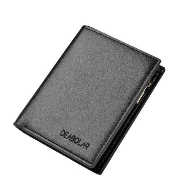 財布 二つ折り メンズ カード収納 小銭入れ 革 レザー ウォレット コンパクト スリム 父の日 お札入れ コインケース SD/SIMスロット 大容量 | ブランド登録なし | 07
