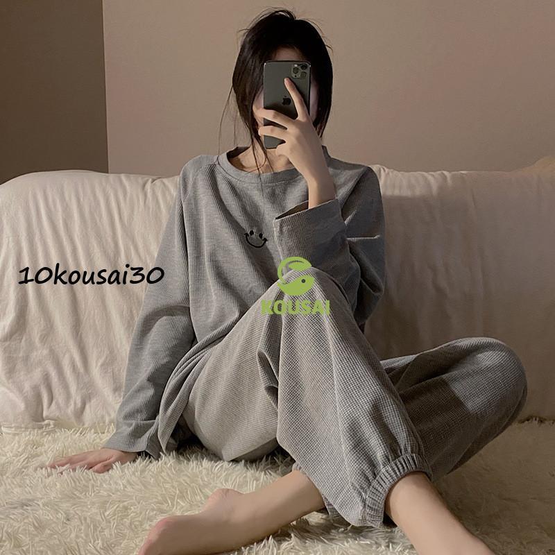 パジャマ レディース ルームウエア 夏 部屋着 長袖 セットアップ 夏パジャマ 寝巻き 肌触り コンフォート カジュアル ナイトウェア シンプル 入院 | ブランド登録なし | 16