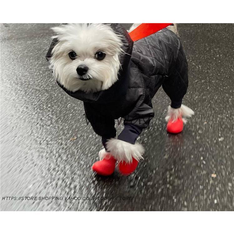 ドッグシューズ　犬の靴　犬用靴 ブーツ ペットシューズ 滑り止め お散歩 肉球保護 傷防止 ケガ防止 ソフト 中型犬 小型犬 転倒防止 履かせやすい | ブランド登録なし | 17