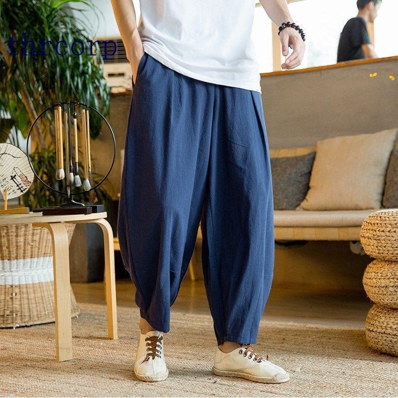 サルエルパンツ メンズ ワイドパンツ リネンイージーパンツ ハーレムパンツ ガウチョパンツ 薄手 カジュアル 大きいサイズ | ブランド登録なし | 06