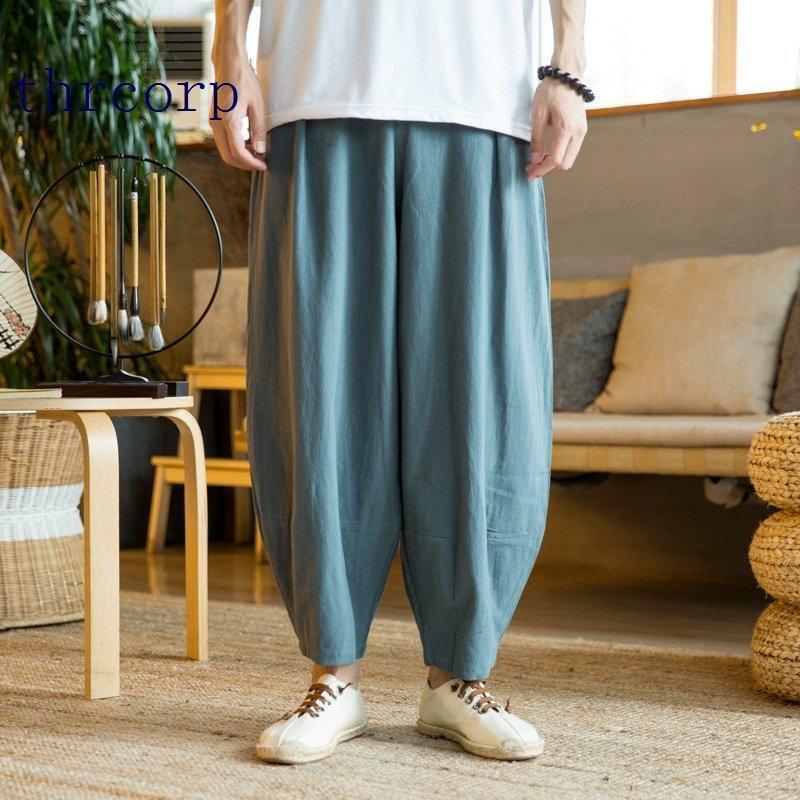 サルエルパンツ メンズ ワイドパンツ リネンイージーパンツ ハーレムパンツ ガウチョパンツ 薄手 カジュアル 大きいサイズ | ブランド登録なし | 07