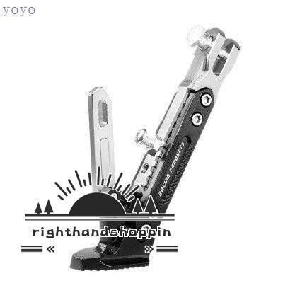 バイク キックスタンド サイドスタンド 高さ調節可能 19cm - 26cm メンテナンススタンド アルミ合金 | ブランド登録なし | 12