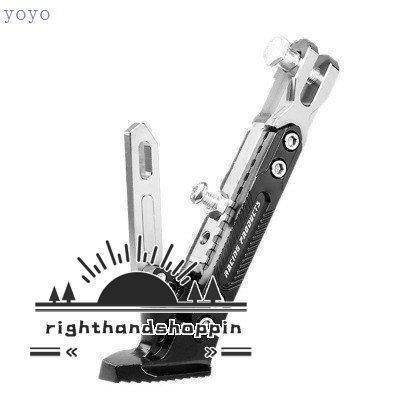 バイク キックスタンド サイドスタンド 高さ調節可能 19cm - 26cm メンテナンススタンド アルミ合金 | ブランド登録なし | 06