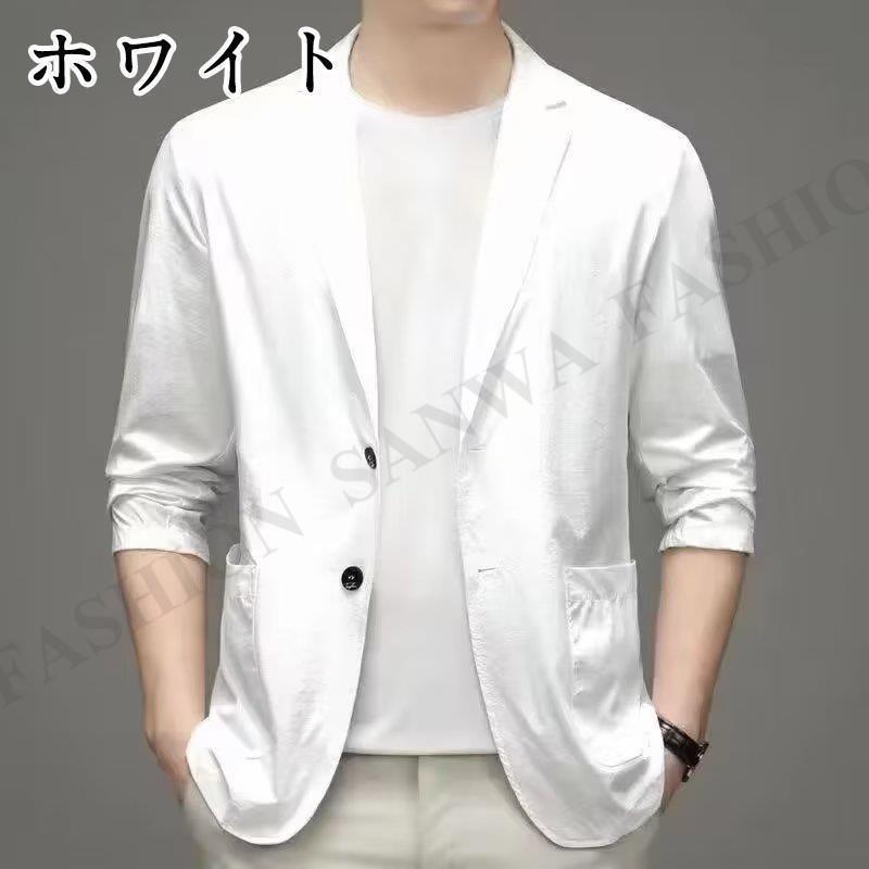 ジャケット メンズ ブレザー 30代 40代 50代 春夏 オールシーズン 軽い 仕事 通勤 オフィス カジュアル おしゃれ ゆったり 洗える スリム | ブランド登録なし | 04