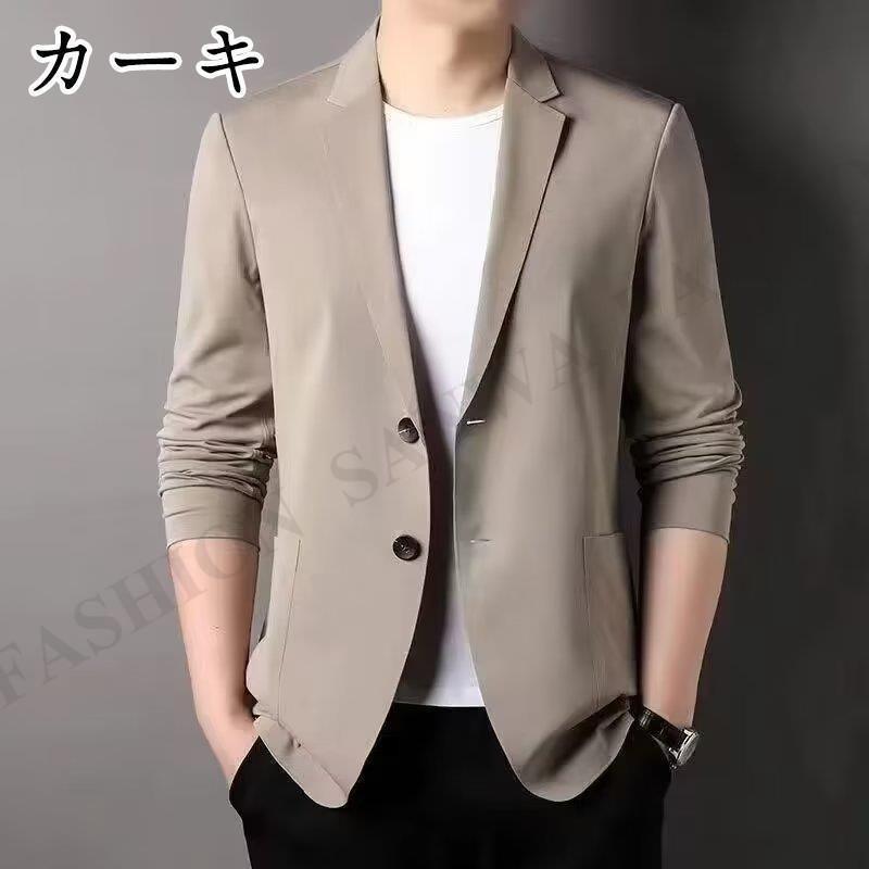 ジャケット メンズ ブレザー 30代 40代 50代 春夏 オールシーズン 軽い 仕事 通勤 オフィス カジュアル おしゃれ ゆったり 洗える スリム | ブランド登録なし | 05