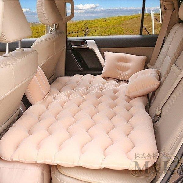 車 中泊 ベッド 電動 ベッドエアーベッド エアーマット エアベッド グッズ 車載 後部 座席 車中 仮眠 分離 可能 用途 簡易 | ブランド登録なし | 06